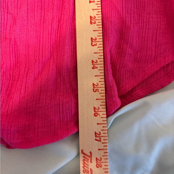 Blu Pepper Vibrant Pink Floral Blouse - Picture 5 of 8